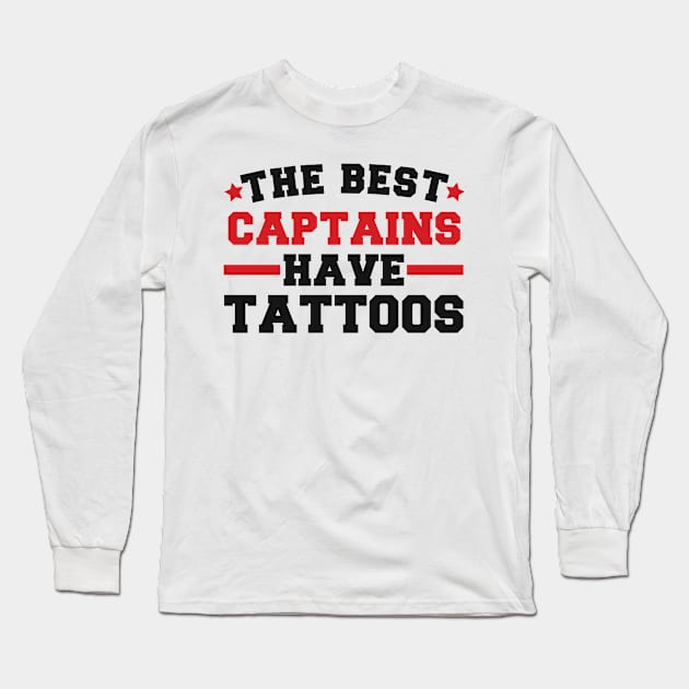 captain birthday present Long Sleeve T-Shirt by SerenityByAlex